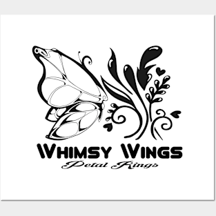 Wings Flower Butterfly Lovers Best Gift For Mothers day Posters and Art